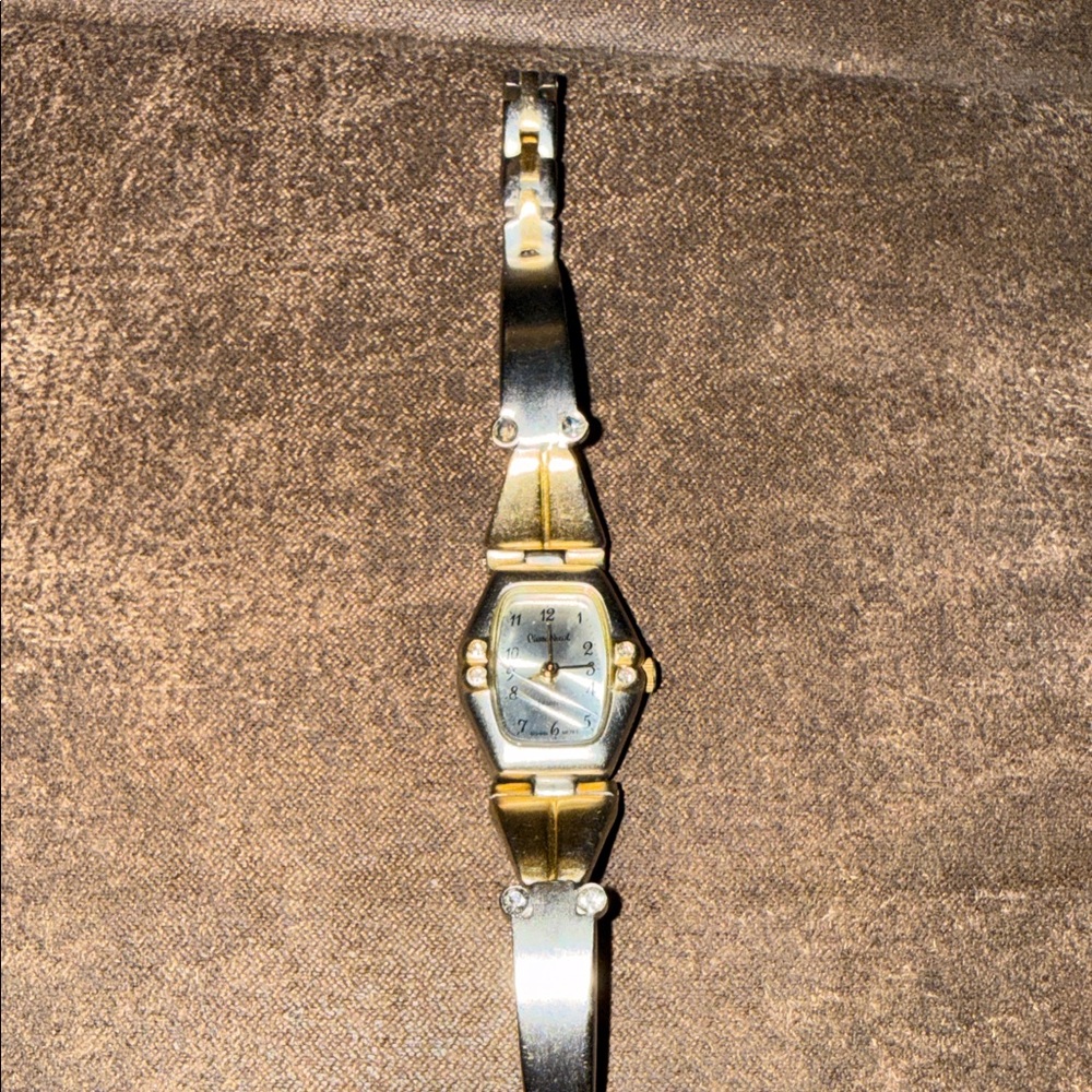 Two-Tone Ladies Bracelet Watch - Gold & Silver
